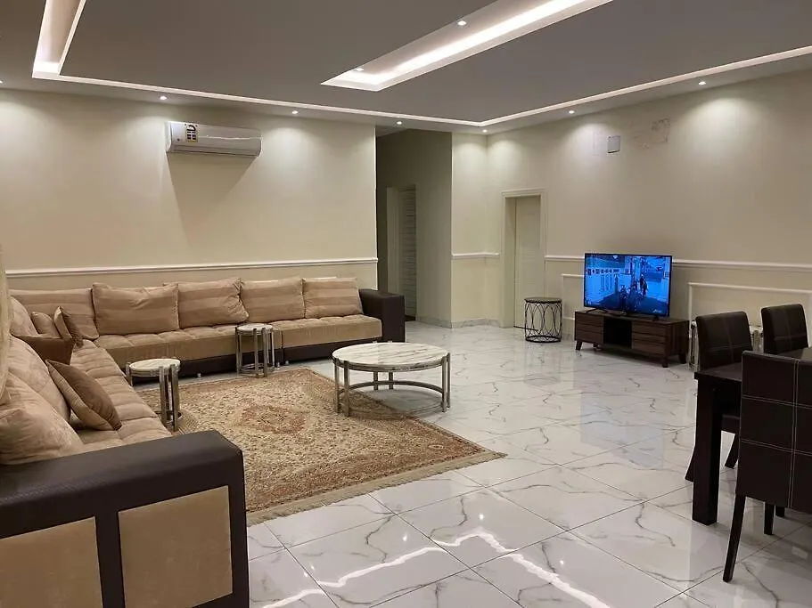 리야드 شقه غرفتين نوم وصاله ومجلس ومطبخ 아파트 0*,  사우디 아라비아